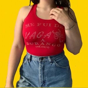 Me Fui De Vaga A Durango Mexico Tank Top